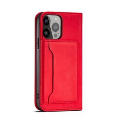 Magnet Card iPhone 14 Pro red цена и информация | Чехлы для телефонов | hansapost.ee