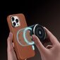 Dux Ducis Naples iPhone 14 Pro magnetic leather MagSafe brown цена и информация | Telefonide kaitsekaaned ja -ümbrised | hansapost.ee