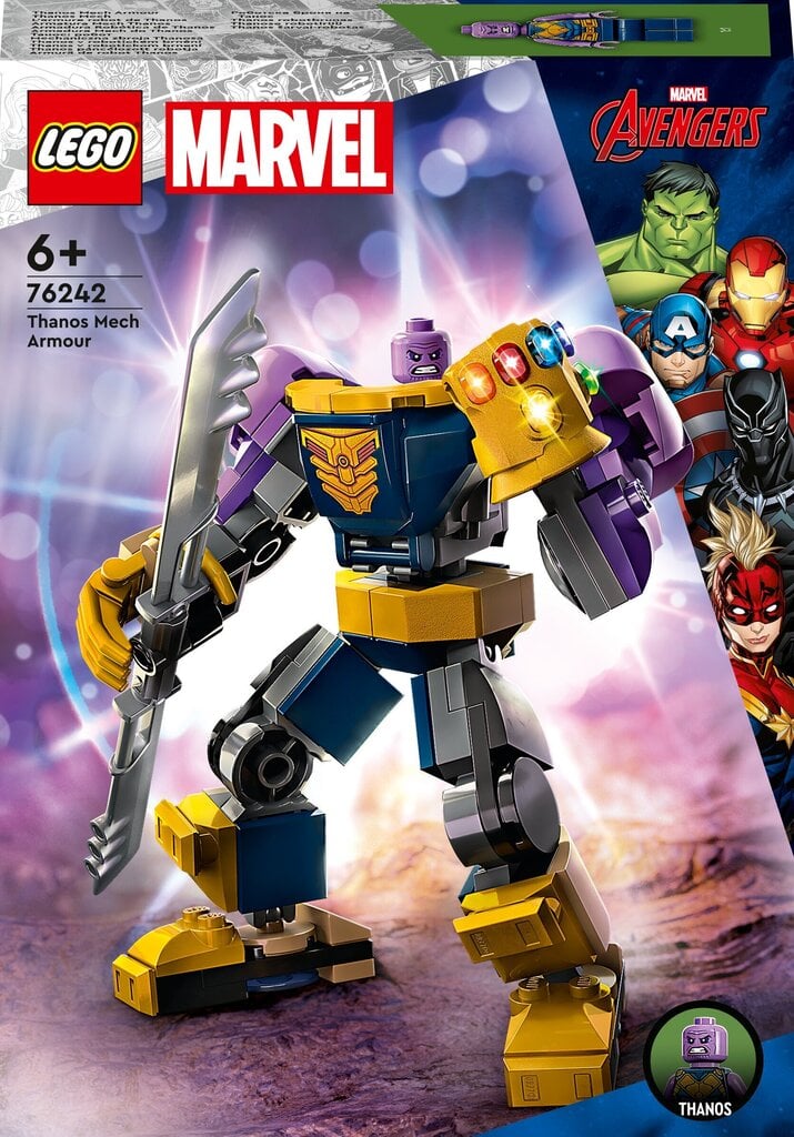 76242 LEGO® Marvel Thanose soomusrobot hind ja info | Klotsid ja konstruktorid | hansapost.ee