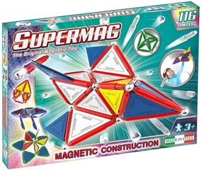 Магнитный конструктор Supermag Primary, 0153, 116 д. цена и информация | Конструкторы и кубики | hansapost.ee
