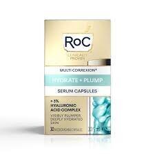 Seerumikapslid näole Roc Multi Correxion Hydrate & Plump, 30 tk hind ja info | Roc Parfüümid, lõhnad ja kosmeetika | hansapost.ee