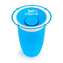 Joogitops Munchkin Miracle, lekkevaba, 296 ml, 12 m+, sinine hind ja info | Lutipudelid ja tarvikud | hansapost.ee