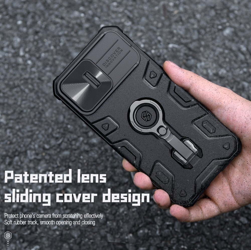 Nillkin CamShield Armor PRO Hard Case for Apple iPhone 14 Pro Max Black hind ja info | Telefonide kaitsekaaned ja -ümbrised | hansapost.ee