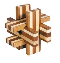 3D-пазл Fridolin bamboo puzzle Волшебный блок цена и информация | Пазлы | hansapost.ee