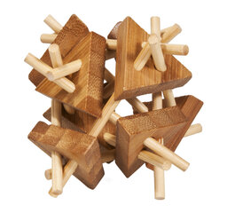 3D пазл Fridolin bamboo палочки с треугольниками цена и информация | Пазлы | hansapost.ee