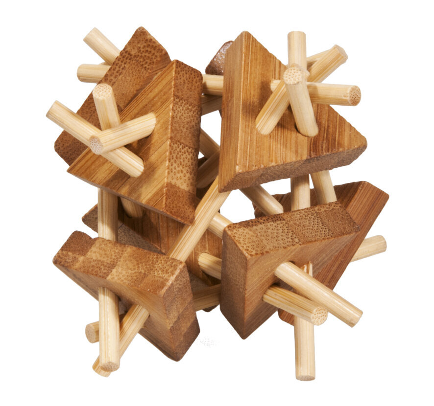 3D pusle Fridolin bamboo Pulkadega kolmnurgad цена и информация | Pusled lastele ja täiskasvanutele | hansapost.ee