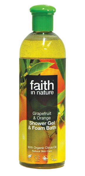 Faith in Nature looduslik dušigeel Greip & Apelsin, 400 ml hind ja info | Dušigeelid, õlid | hansapost.ee