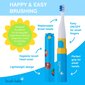 Brush Baby Go-Kidz elektriline hambahari taimeriga- sinine (3+) цена и информация | Elektrilised hambaharjad | hansapost.ee