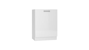 Напольный кухонный шкаф для мойки VITA WHITE ACRYLIC GLOSS/BI, белый цена и информация | Кухонные шкафчики | hansapost.ee
