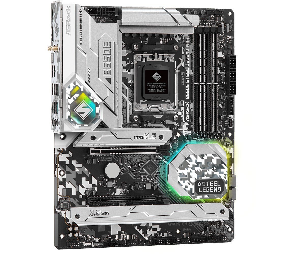 ASRock B650E Steel Legend WiFi, ATX, AM5, DDR5 hind ja info | Emaplaadid | hansapost.ee