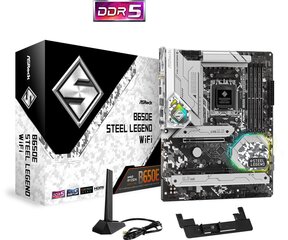 ASRock B650E Steel Legend WiFi, ATX, AM5, DDR5 цена и информация | Материнские платы	 | hansapost.ee