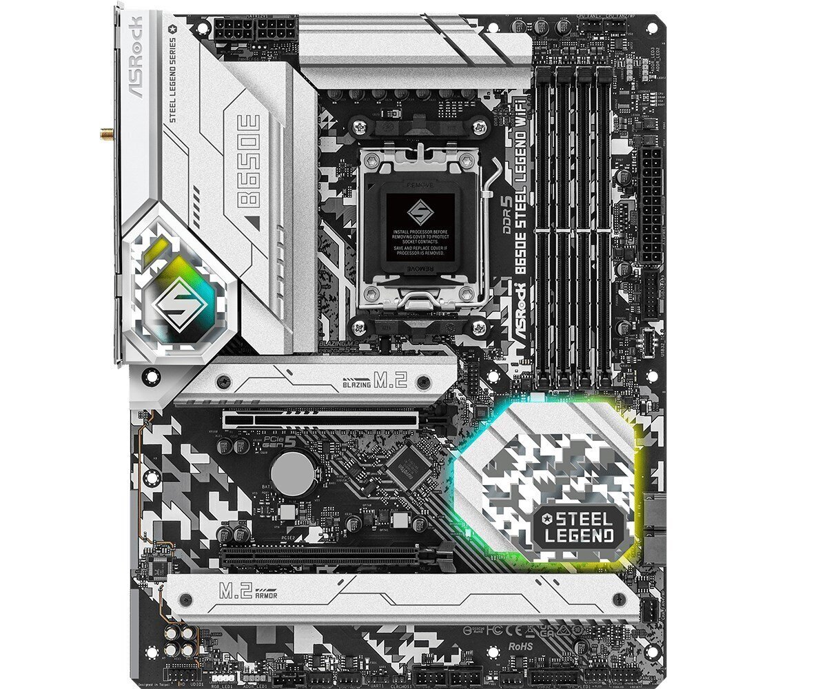 ASRock B650E Steel Legend WiFi, ATX, AM5, DDR5 цена и информация | Emaplaadid | hansapost.ee