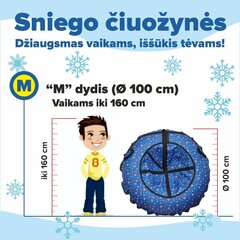 Täispuhutav lumeliugur 110 cm «3D» hind ja info | Kelgud, pepulauad ja tuubid | hansapost.ee