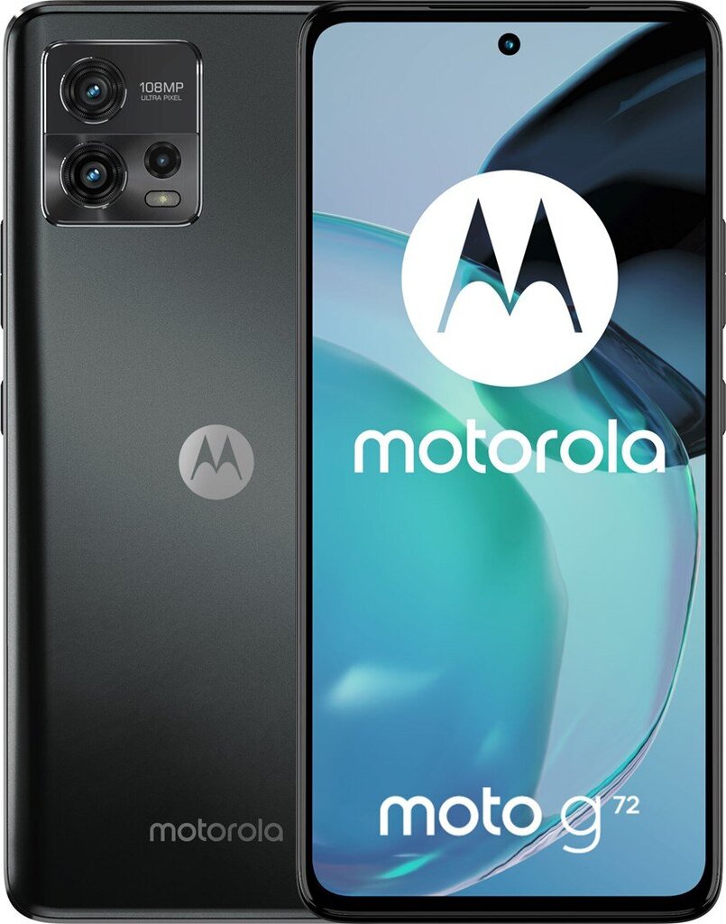 Телефон Motorola Moto G72 8/128GB Dual SIM PAVG0003RO Meteorite Grey цена |  hansapost.ee