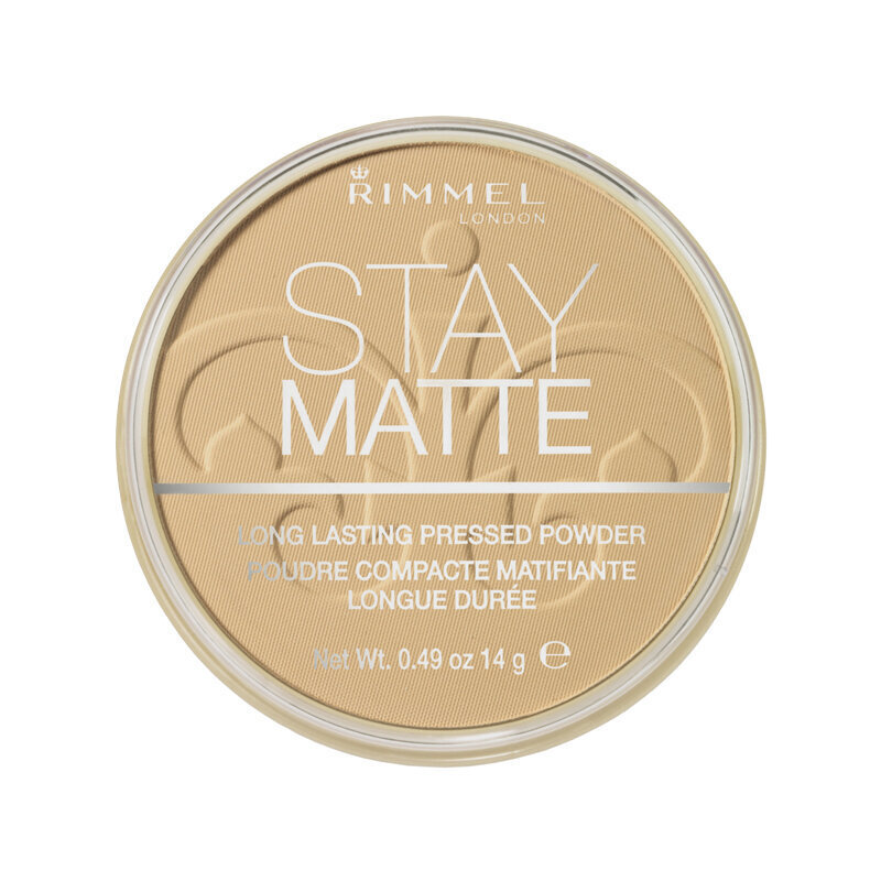 Kompaktpuuder Rimmel London Stay Matte 14 g, 010 Warm Honey hind ja info | Jumestuskreemid ja puudrid | hansapost.ee