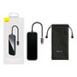 Baseus AcmeJoy HUB 4-Port USB-C to 1xUSB-C / 4xUSB3.0 dark gray цена и информация | USB adapterid ja jagajad | hansapost.ee