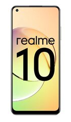 Realme 10 8/128GB Dual SIM Clash White hind ja info | Telefonid | hansapost.ee