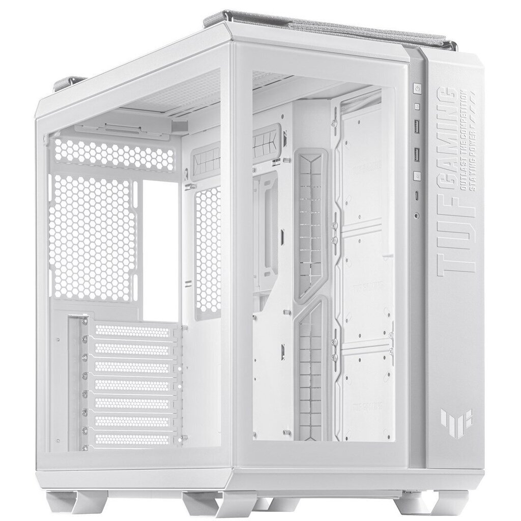 ASUS TUF Gaming GT502 Midi Tower White hind ja info | Arvutikorpused | hansapost.ee