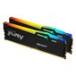 Kingston FURY Beast RGB, 32GB (2x16GB), DDR5, 6000MHz (KF560C36BBEAK2-32) цена и информация | Operatiivmälu | hansapost.ee