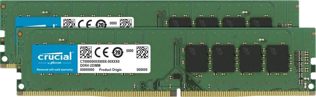 Crucial CT2K16G4DFRA32A, 32GB, DDR4, 3200MHz, CL22 цена и информация | Operatiivmälu | hansapost.ee