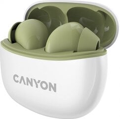 Canyon TWS-5 Olive CNS-TWS5GR цена и информация | Беспроводные наушники | hansapost.ee