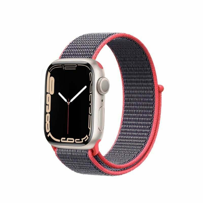 Crong nailon Käevõru Apple Watchile 42/44/45mm, roosa - hind ja info | Nutikellade aksessuaarid ja tarvikud | hansapost.ee