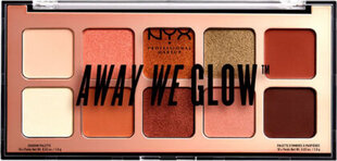 NYX Away We Glow Shadow Palette Hooked On Glow hind ja info | NYX Parfüümid, lõhnad ja kosmeetika | hansapost.ee