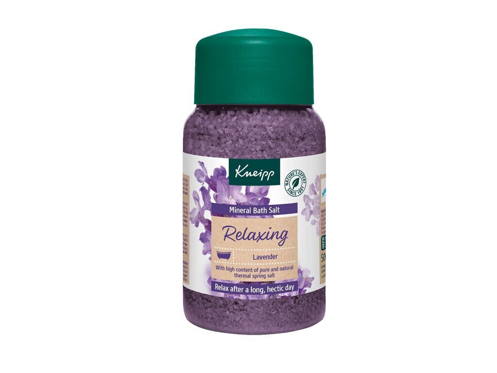 Kneipp Relaxing vannisool 500 g цена и информация | Dušigeelid, õlid | hansapost.ee