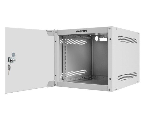 LANBERG WALL-MOUNTED 10" RACK CABINET 4U (280X310, GRAY) hind ja info | Arvutikomponentide tarvikud | hansapost.ee