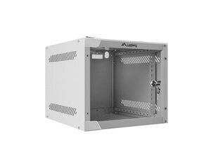 Настенный шкаф Lanberg 10" 4U (280x310, серый) цена и информация | Аксессуары для компонентов | hansapost.ee