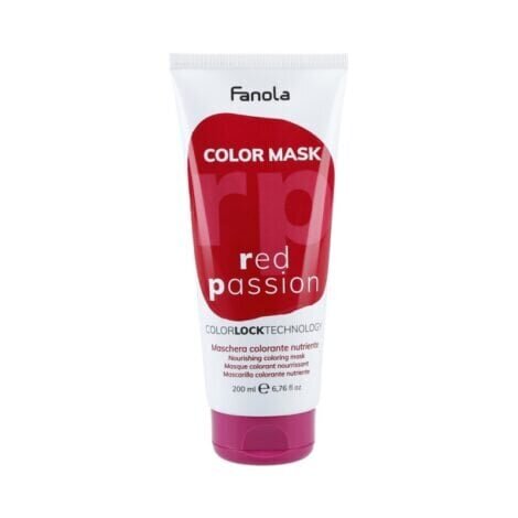 Fanola tooniv juuksemask Red Passion, 200 ml цена и информация | Juuksevärvid | hansapost.ee