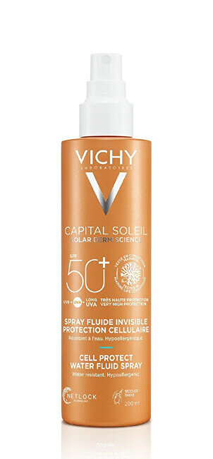 Veekindel vedelikusprei SPF 50+ Capital Soleil (Water Fluid Spray) 200 ml цена и информация | Päikesekaitse ja päevitusjärgsed kreemid | hansapost.ee