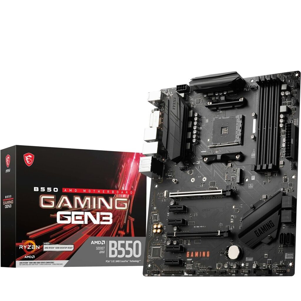 Emaplaat MSI B550 GAMING GEN3 AMD AM4 цена и информация | Emaplaadid | hansapost.ee