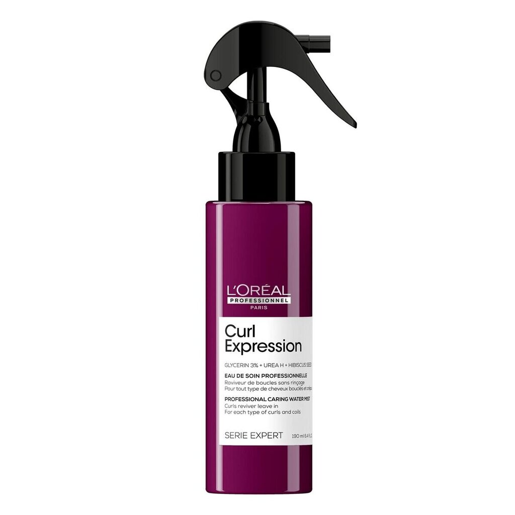 Curl Expression Curl koos Reviveriga (Professionaalne Caring Water Mist) 190 ml цена и информация | Juuste viimistlusvahendid | hansapost.ee