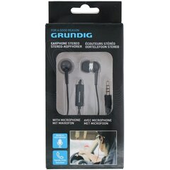 Grundig wired in-ear Black цена и информация | Grundig Компьютерная техника | hansapost.ee