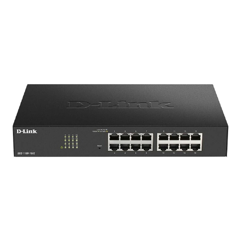 D-link-DGS-1100-16V2/E 16 pordi gigabitine hallatav lüliti hind ja info | Võrgulülitid | hansapost.ee