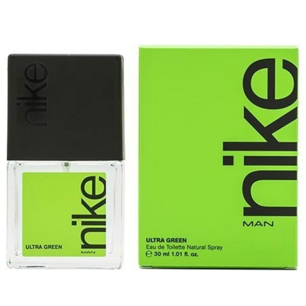 Tualettvesi Nike Ultra Green EDT meestele, 30 ml 30 ml hind ja info | Parfüümid meestele | hansapost.ee