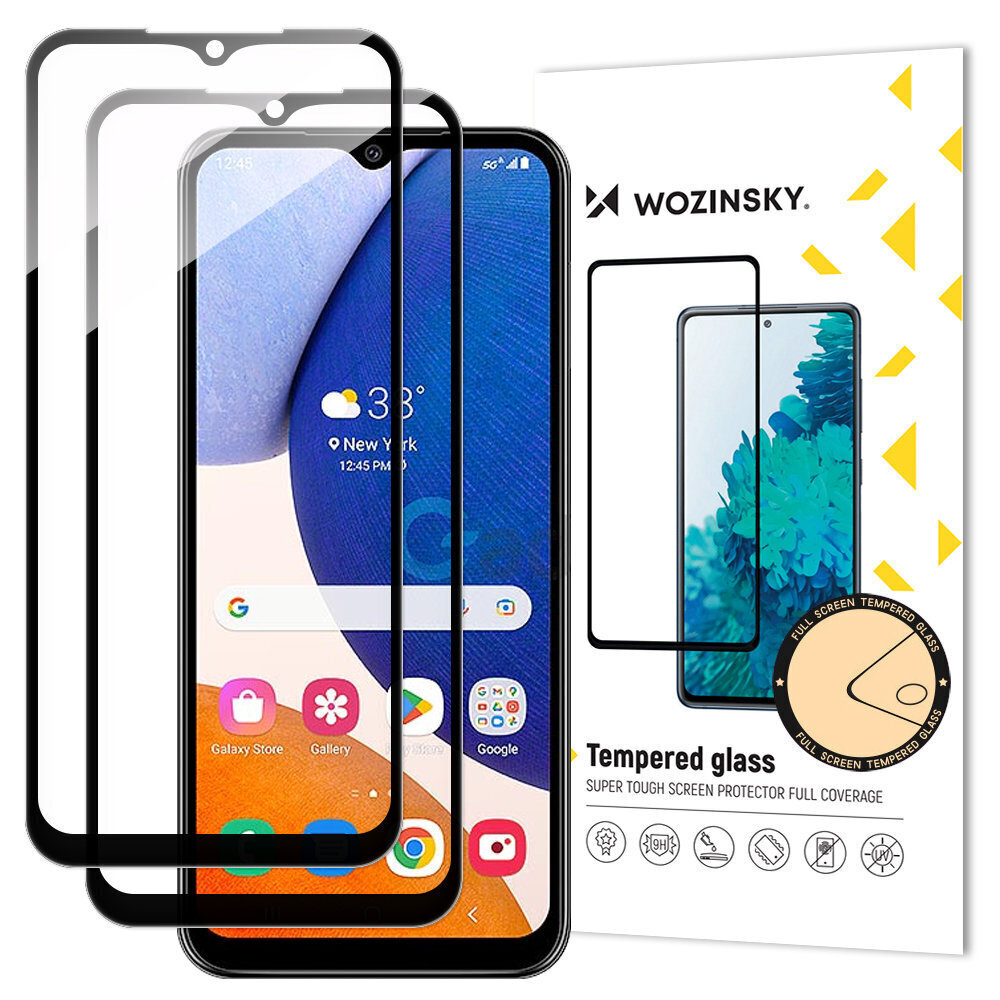 Wozinsky Full Glue Samsung Galaxy A14 5G 9H цена и информация | Ekraani kaitseklaasid ja kaitsekiled | hansapost.ee