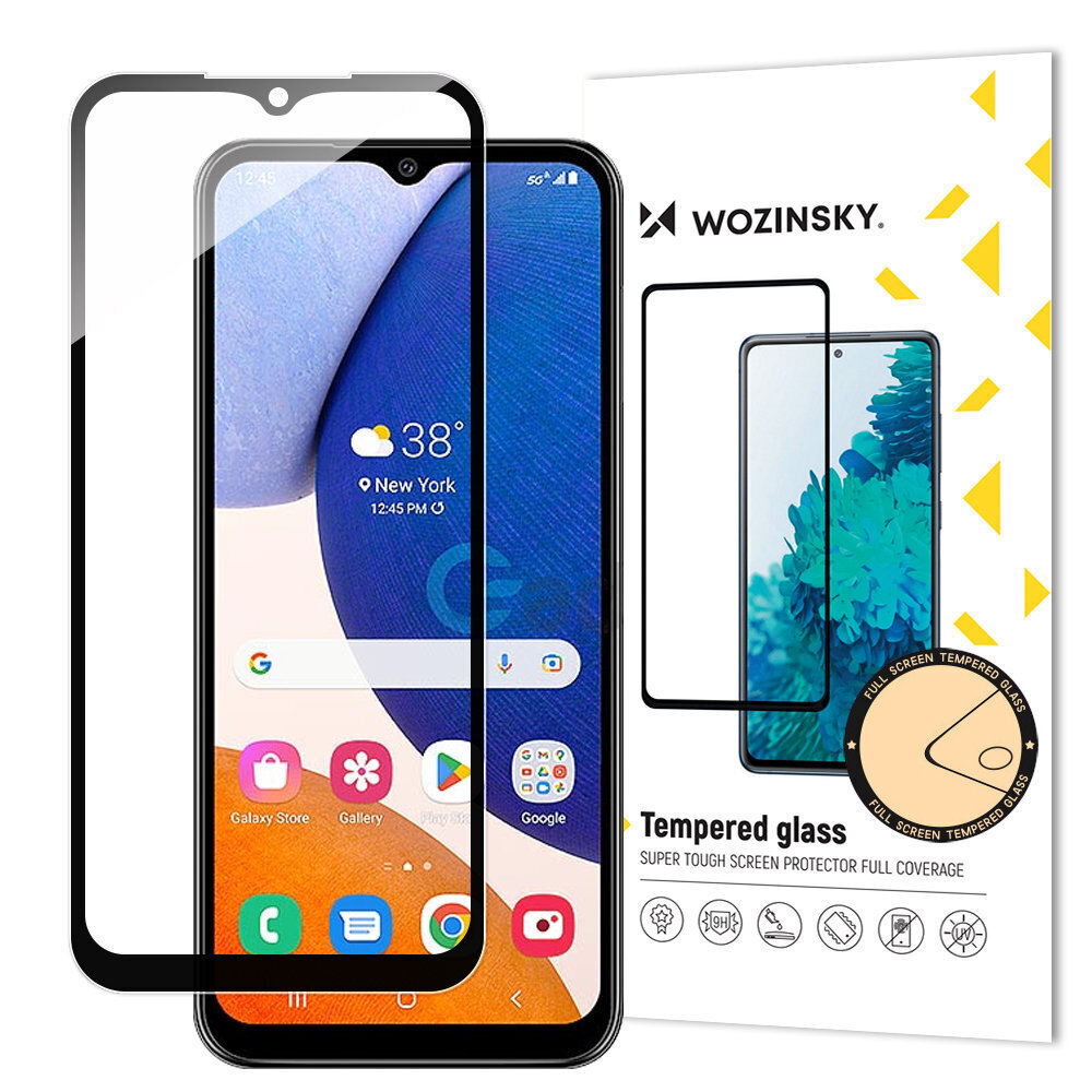 Wozinsky Full Glue Samsung Galaxy A14 5G 9H цена и информация | Ekraani kaitseklaasid ja kaitsekiled | hansapost.ee