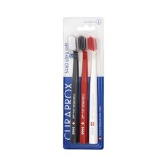 Curaprox Very soft toothbrush 5460 Ultra Soft 3 pc цена и информация | Для ухода за зубами | hansapost.ee