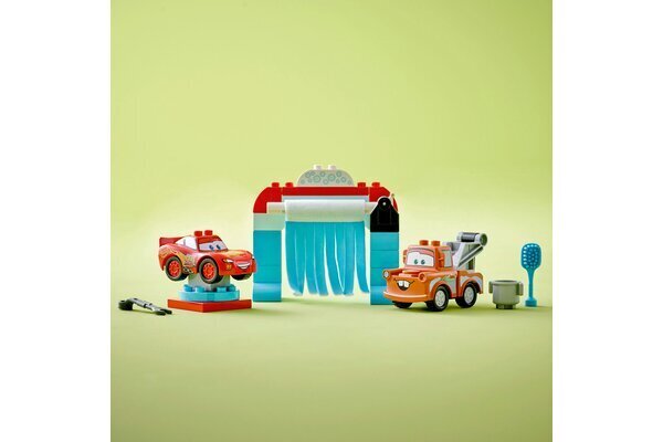 10996 LEGO® DUPLO välk McQueen ja Bruol autopesulas hind ja info | Klotsid ja konstruktorid | hansapost.ee