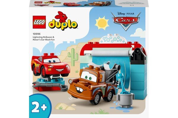 10996 LEGO® DUPLO välk McQueen ja Bruol autopesulas hind ja info | Klotsid ja konstruktorid | hansapost.ee