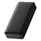 Baseus Bipow 20000mAh 20W Black (Overseas Edition) + USB-A - Micro USB 0.25m Black (PPBD050501) hind ja info | Akupangad | hansapost.ee