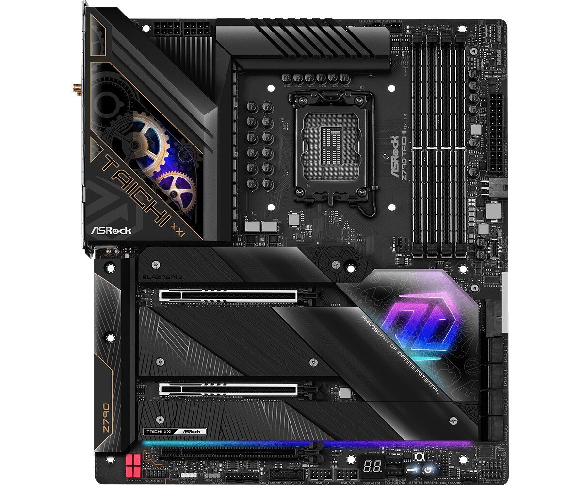 ASRock Z790 Taichi, E-ATX, LGA1700, DDR5, WiFi hind ja info | Emaplaadid | hansapost.ee