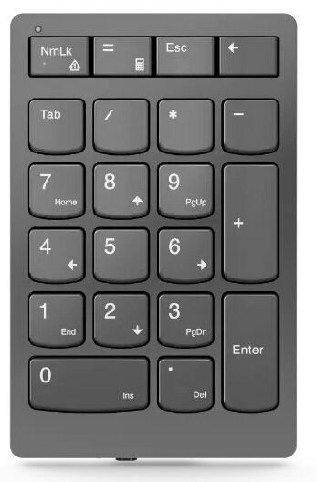 LENOVO GO WIRELESS NUMERIC KEYPAD hind ja info | Klaviatuurid | hansapost.ee