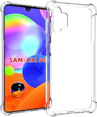 Чехол-крышка Samsung Galaxy A32 5G (A326B) TakeMe Anti-Shock с Extra защитой 0.5 мм. прозрачный цена и информация | Чехлы для телефонов | hansapost.ee