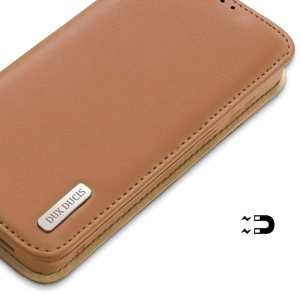 Dux Ducis Hivo case Samsung Galaxy S23 brown hind ja info | Telefonide kaitsekaaned ja -ümbrised | hansapost.ee