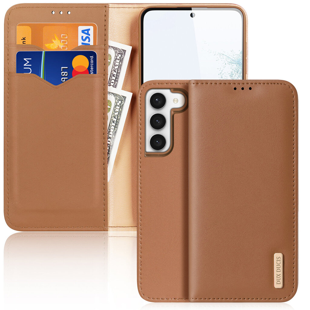 Dux Ducis Hivo case Samsung Galaxy S23 brown hind ja info | Telefonide kaitsekaaned ja -ümbrised | hansapost.ee