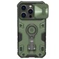 Nillkin CamShield Armor Pro Magnetic Case iPhone 14 Pro Magnetic MagSafe Dark Green цена и информация | Telefonide kaitsekaaned ja -ümbrised | hansapost.ee