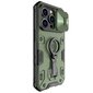 Nillkin CamShield Armor Pro Magnetic Case iPhone 14 Pro Magnetic MagSafe Dark Green цена и информация | Telefonide kaitsekaaned ja -ümbrised | hansapost.ee